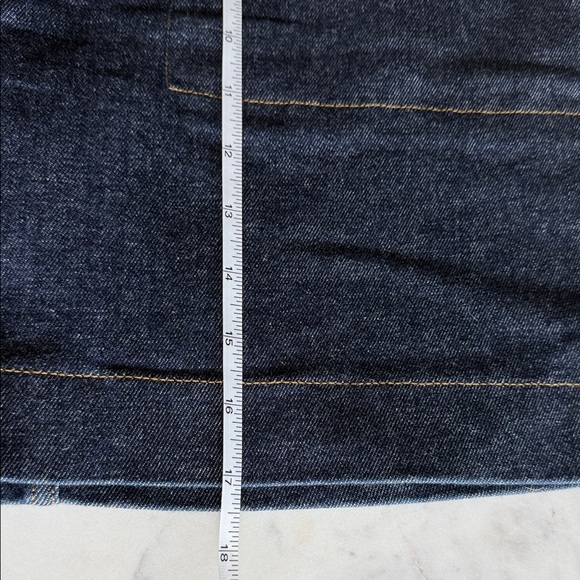 SPANX Raw Indigo Denim Mini Skirt - Picture 7 of 9